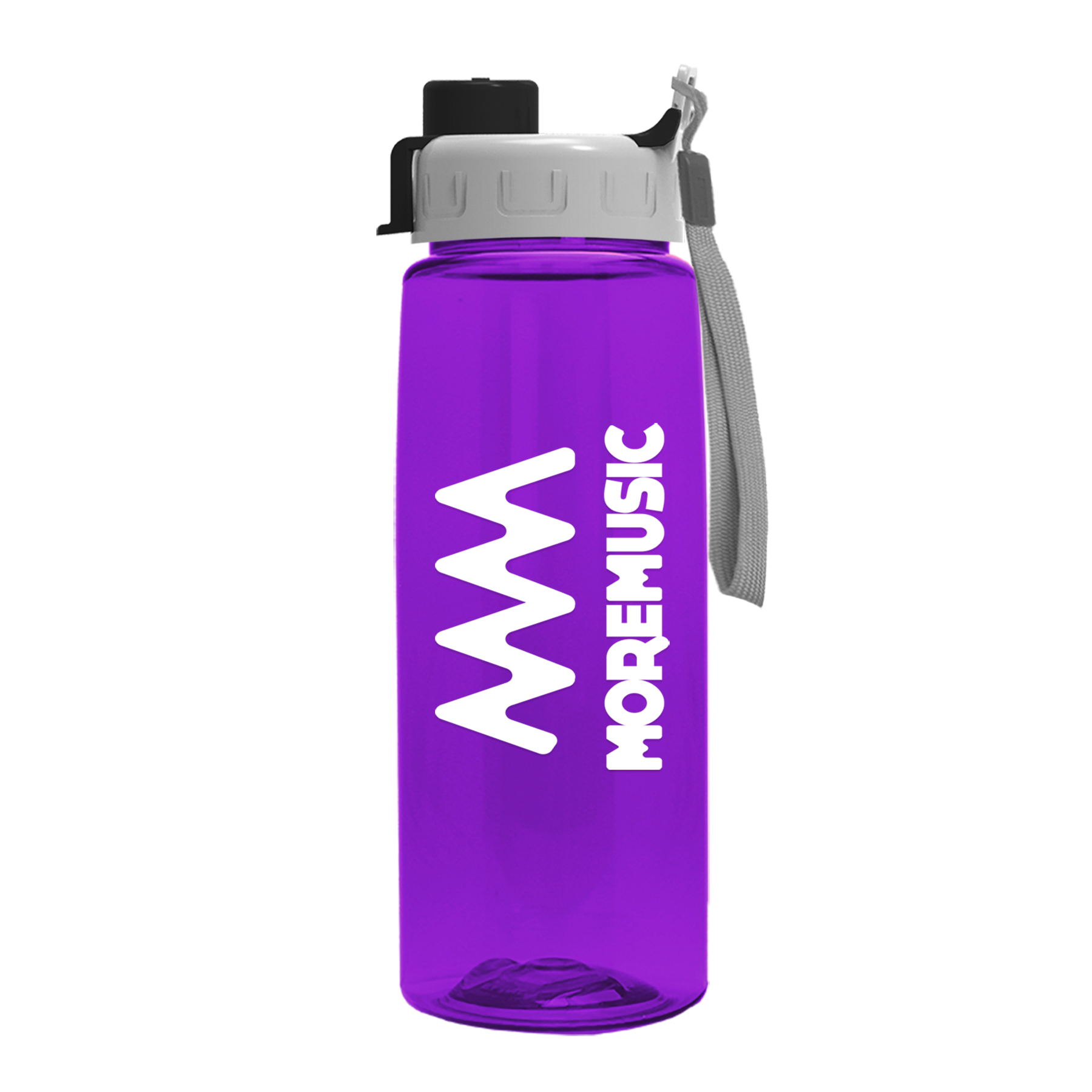The Flair - 26 oz. Transparent Tritan Bottle with Quick Snap 4