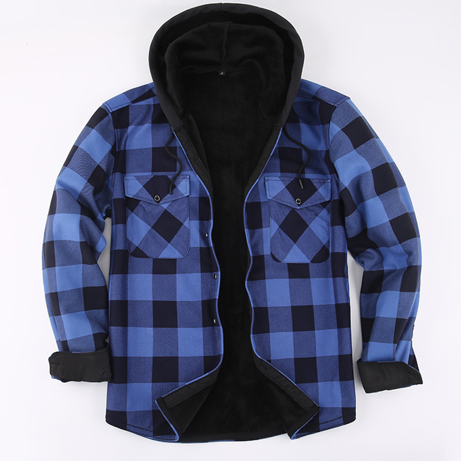 Casual Padded Warm Plaid Jacket 3