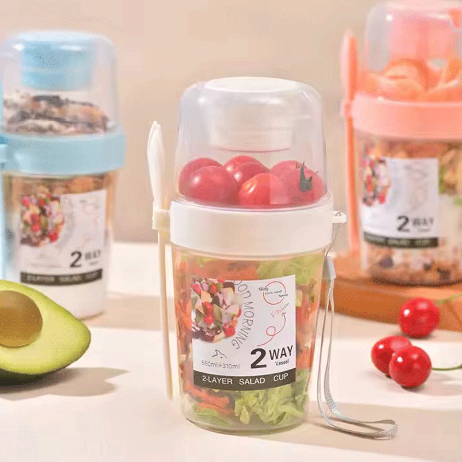 27oz Salad Cup Container Set 20