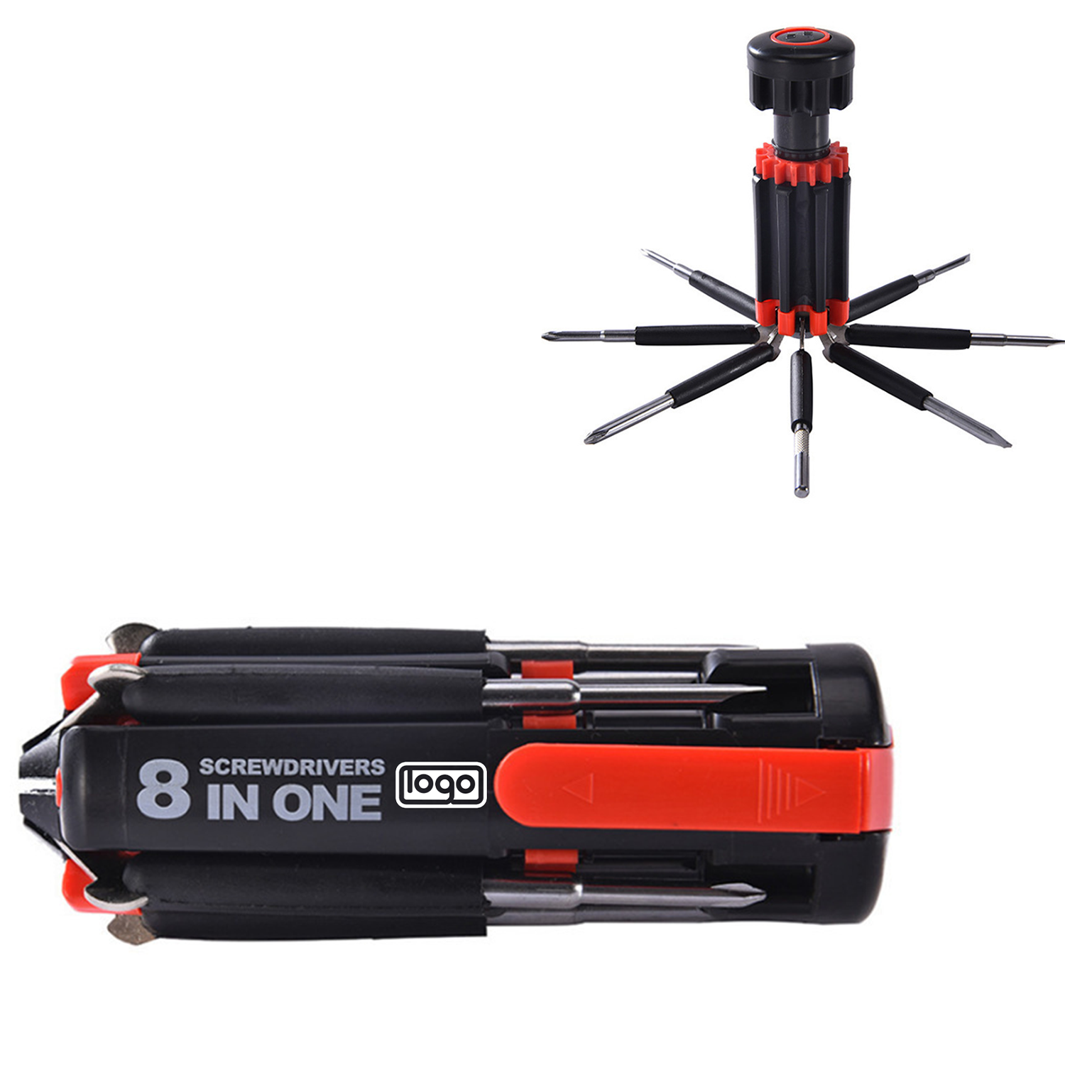 8 in 1 Multifunctional Screwdriver Tool w/ Flashlight 6
