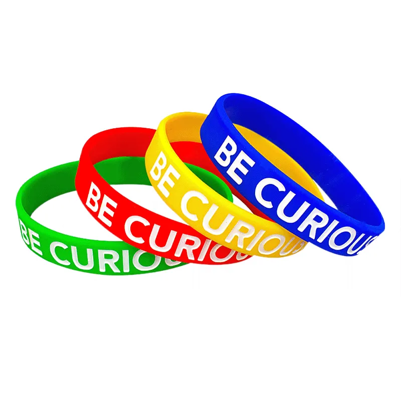 8" Circumference Silicone Wristband 2