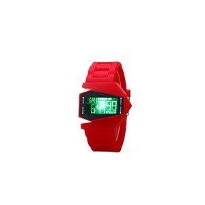 Round Sports Watch With White Digital Dial And Detachable Band 4