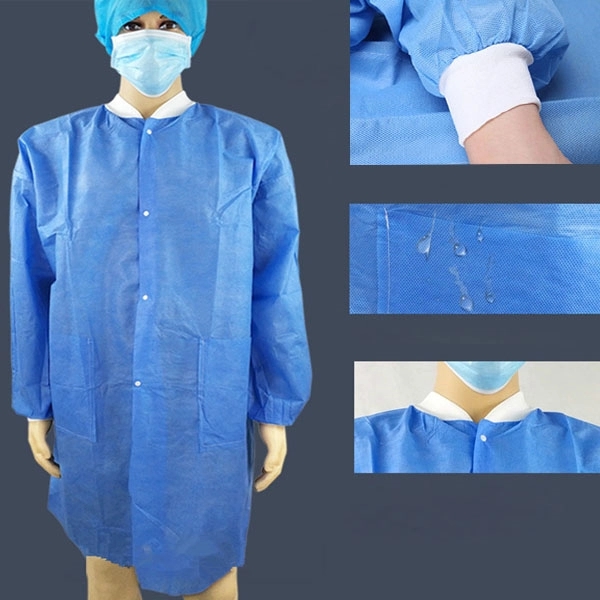 SMS Non-woven Disposable Lab Coats 5