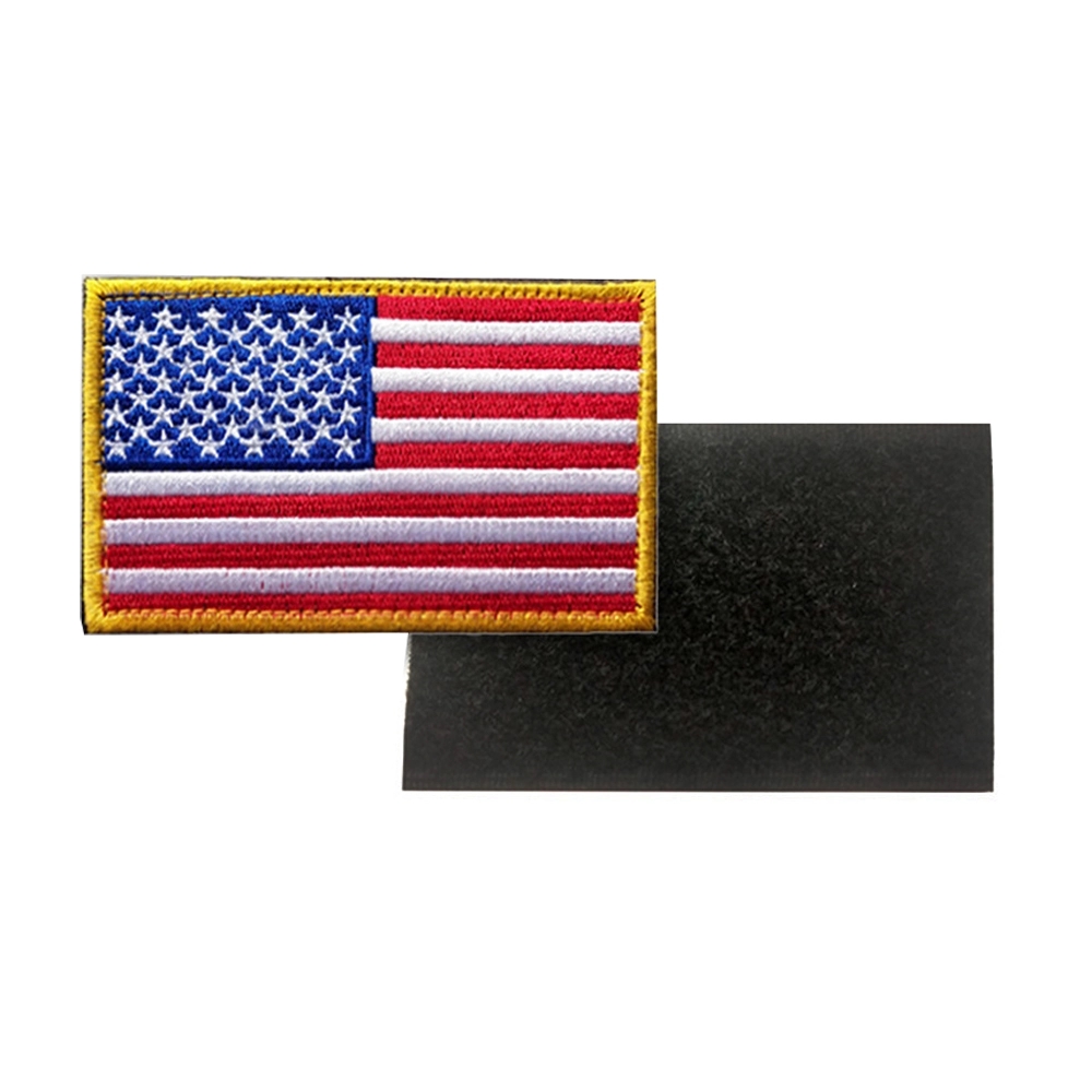 Custom Embroidered USA Flag Patches 9