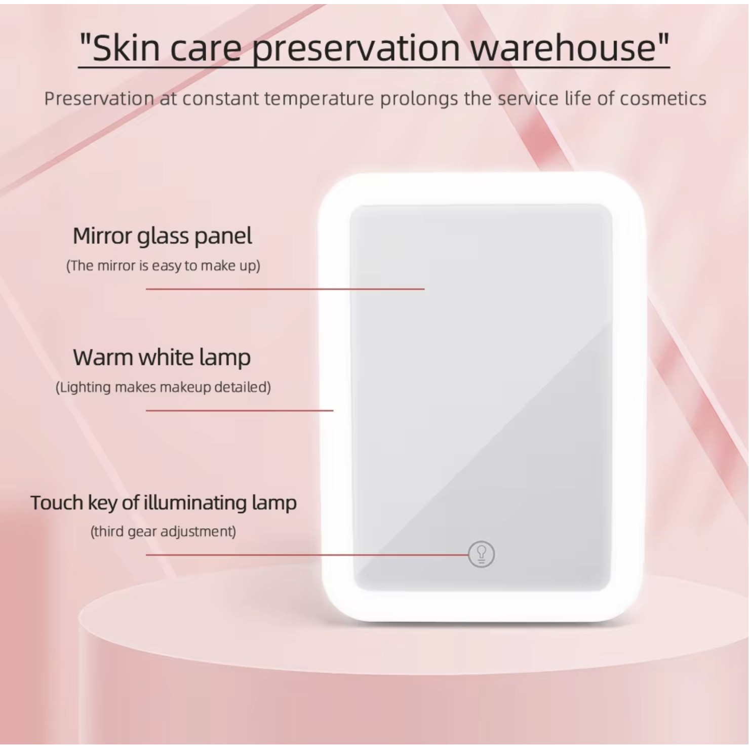 8 Liter Portable Beauty Makeup Skincare Fridge 4
