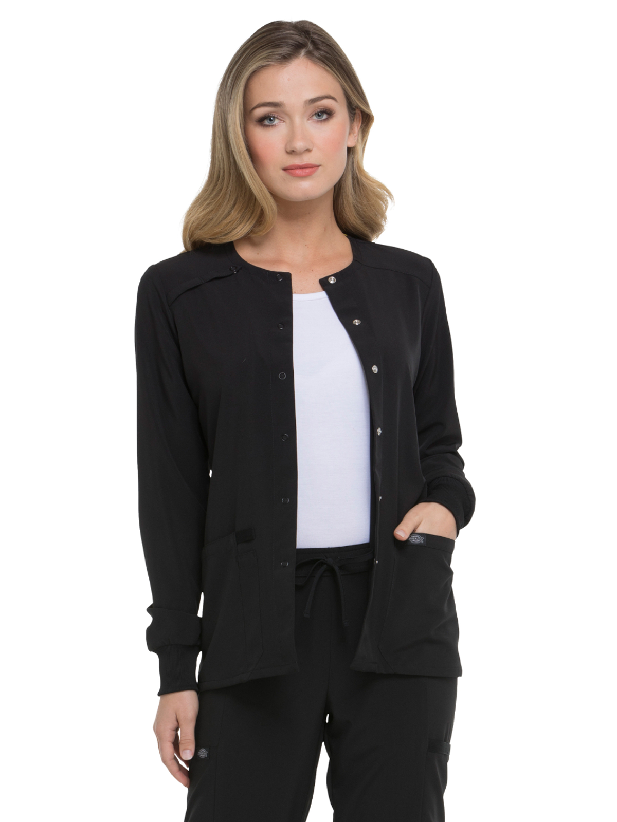 EDS Essentials Women's 2-Pocket Snap Front Jacket