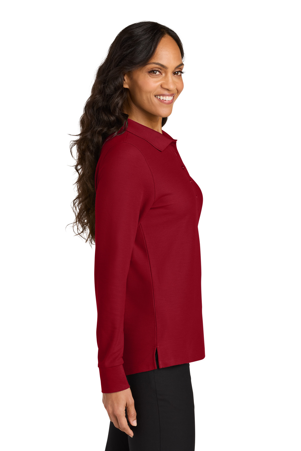 Port Authority Women's Wearever Signature Pique Long Sleeve Polo LK200LS 52