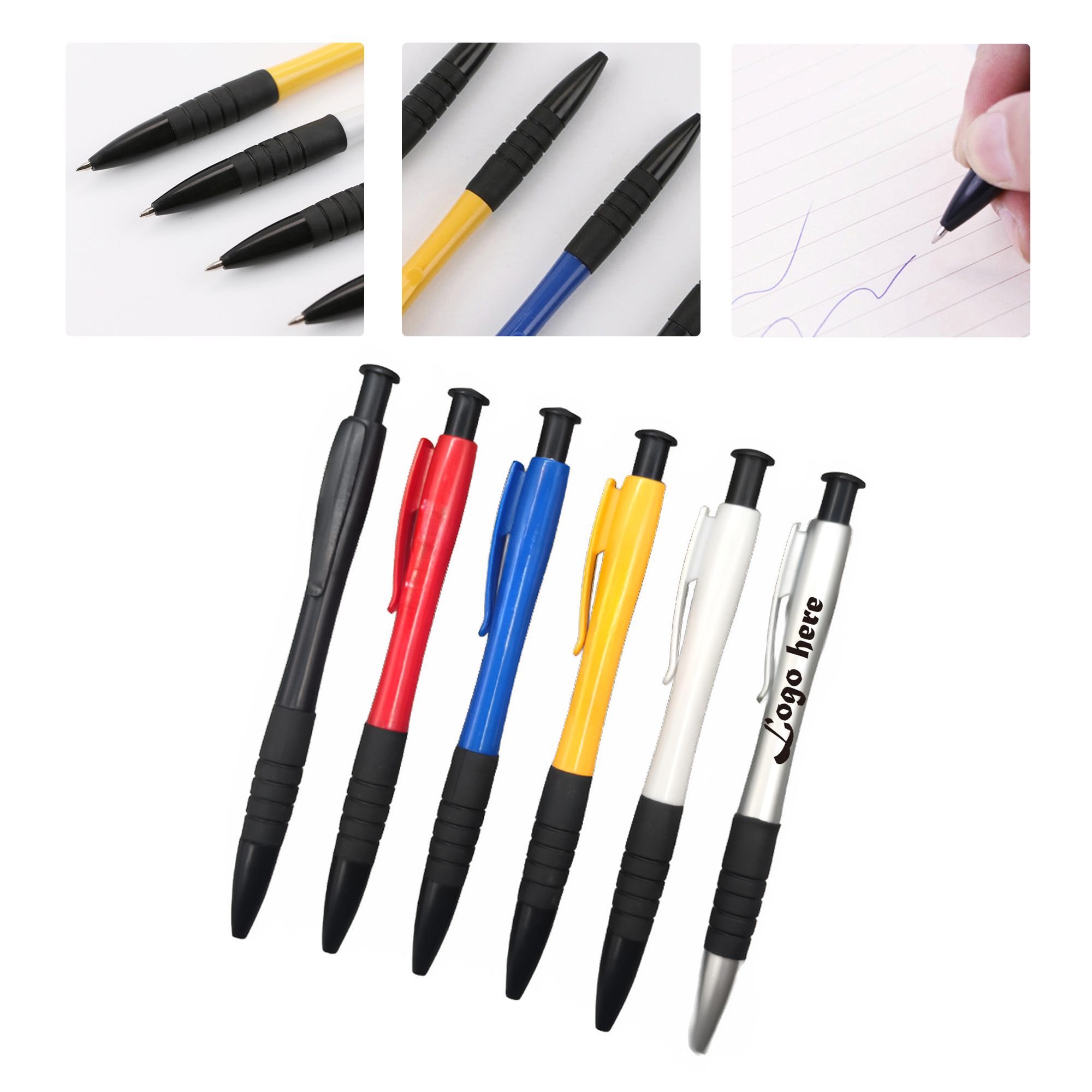 MOQ50 Promotional Custom Plastic Ballpoint Pen 1