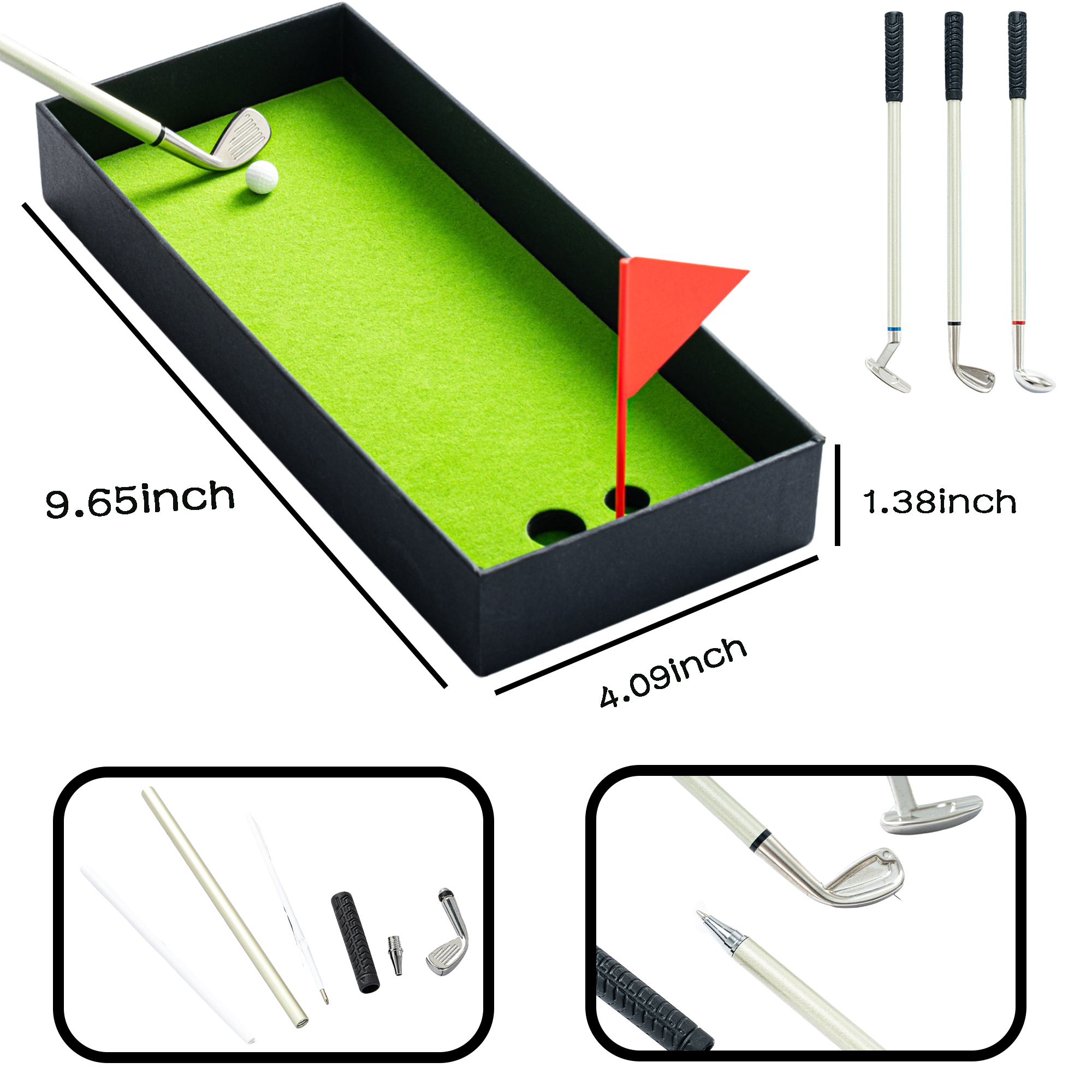 MOQ 20 PCS Mini Golf Pen Set 3