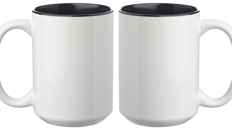 15 oz. Glossy Two-Tone Photo Full Color Sublimation Mug 2