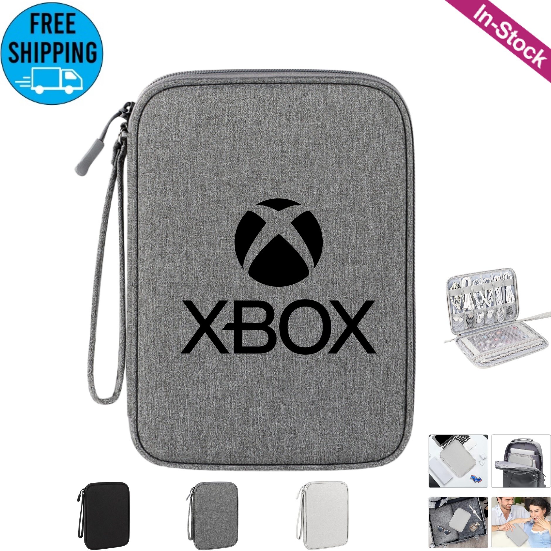 Large Waterproof Electronic Organizer Carry Pouch 1