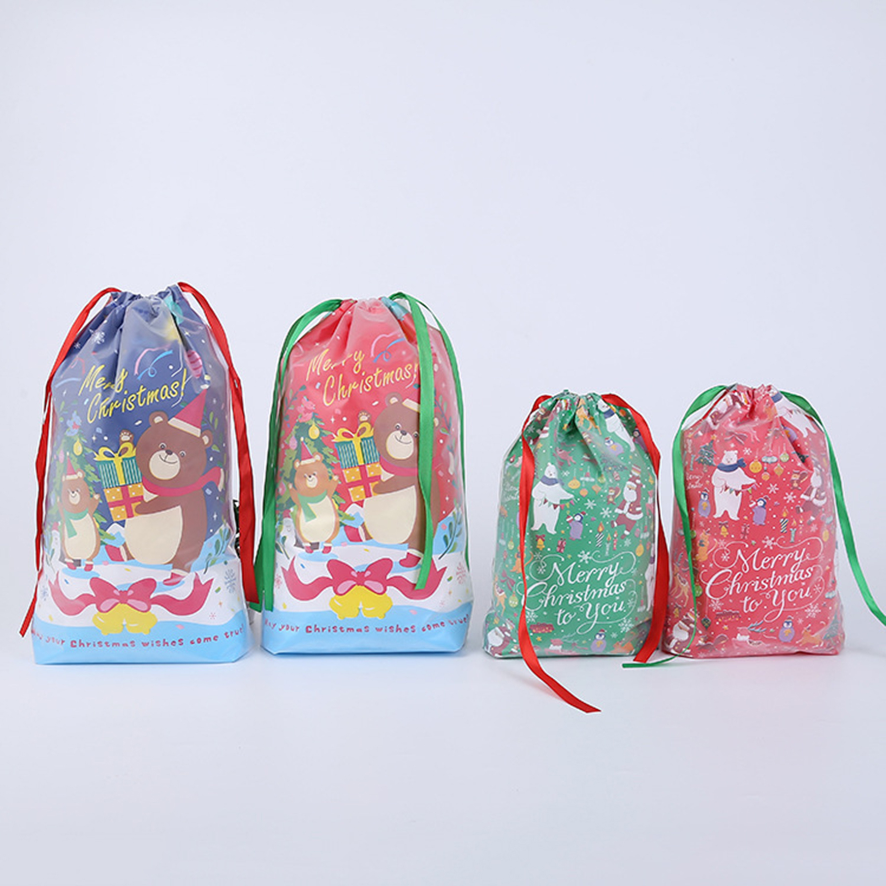 Christmas Decoration Drawstring Gift Bag 3