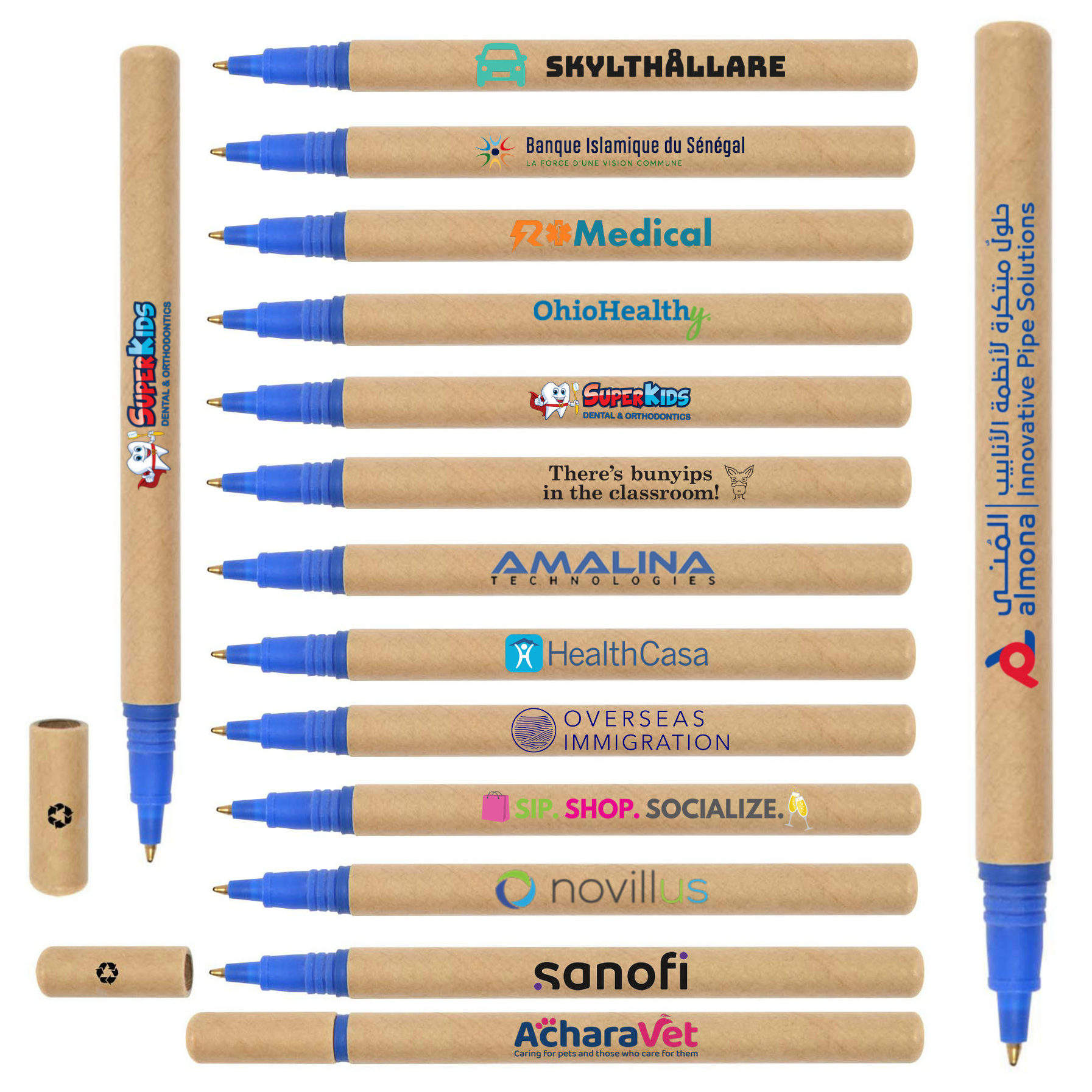 Cardboard Barrel Pen 2