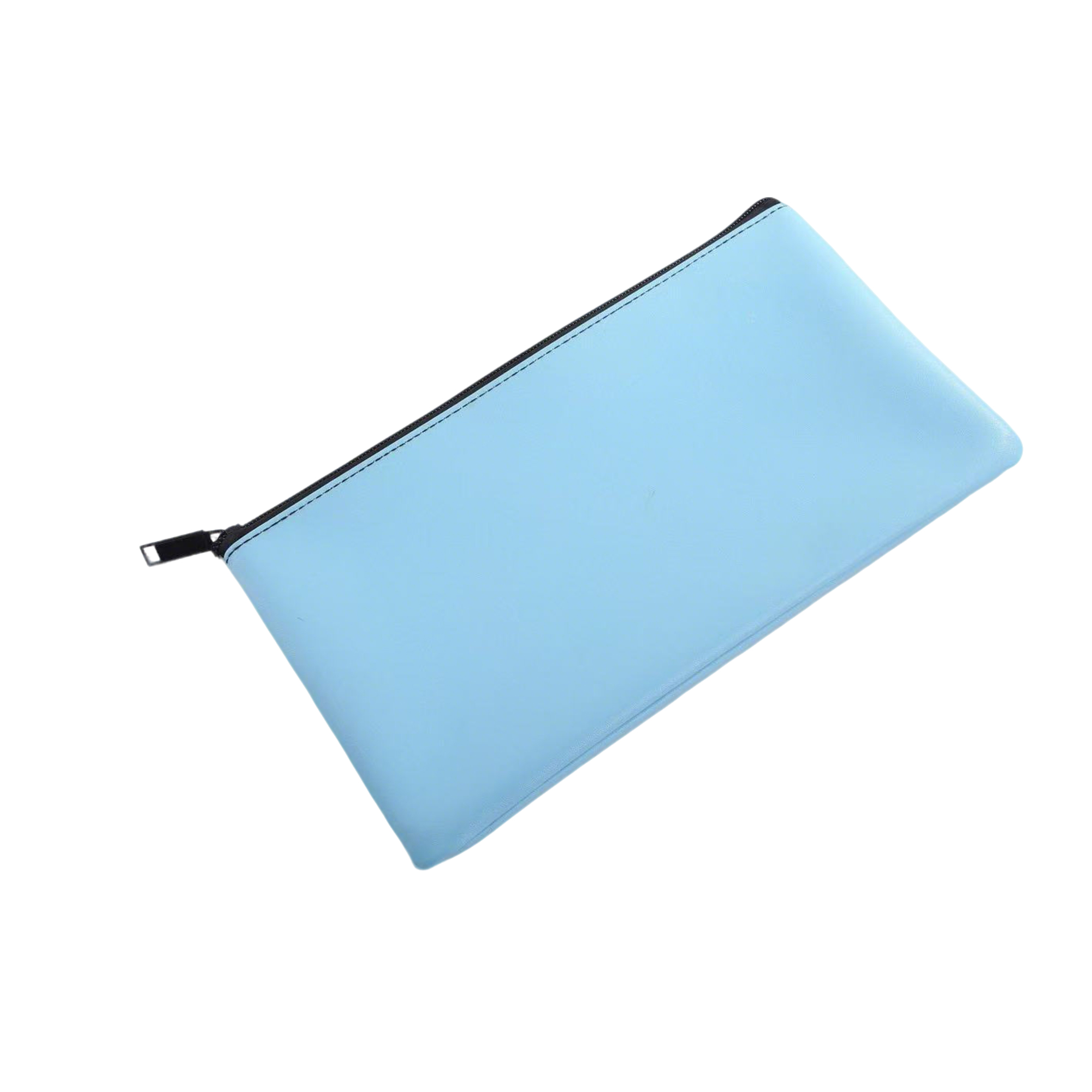 PU Leather Zipper Deposit Pouch 11" x 6" 16