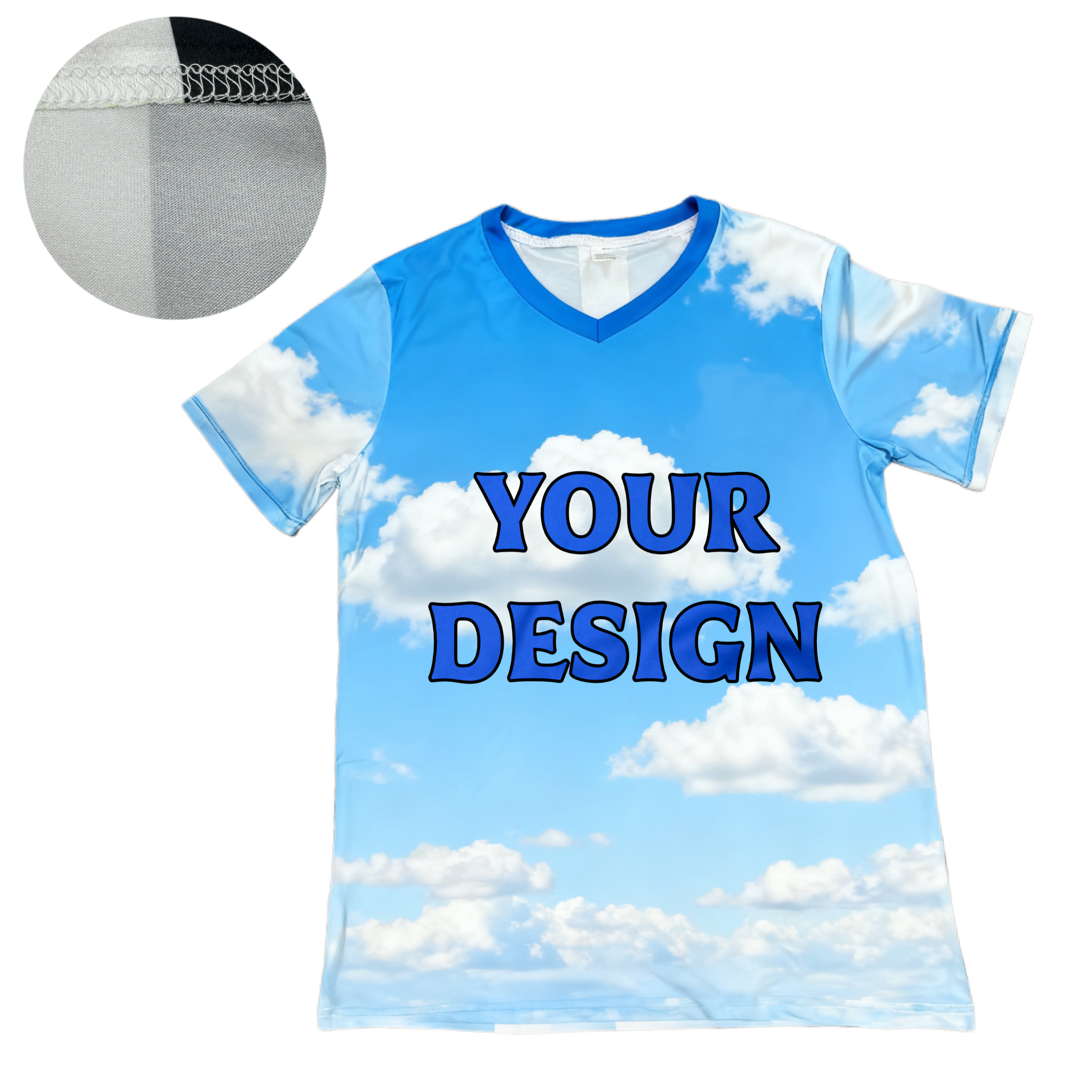 Dye-sublimated V-Neck Tee 5