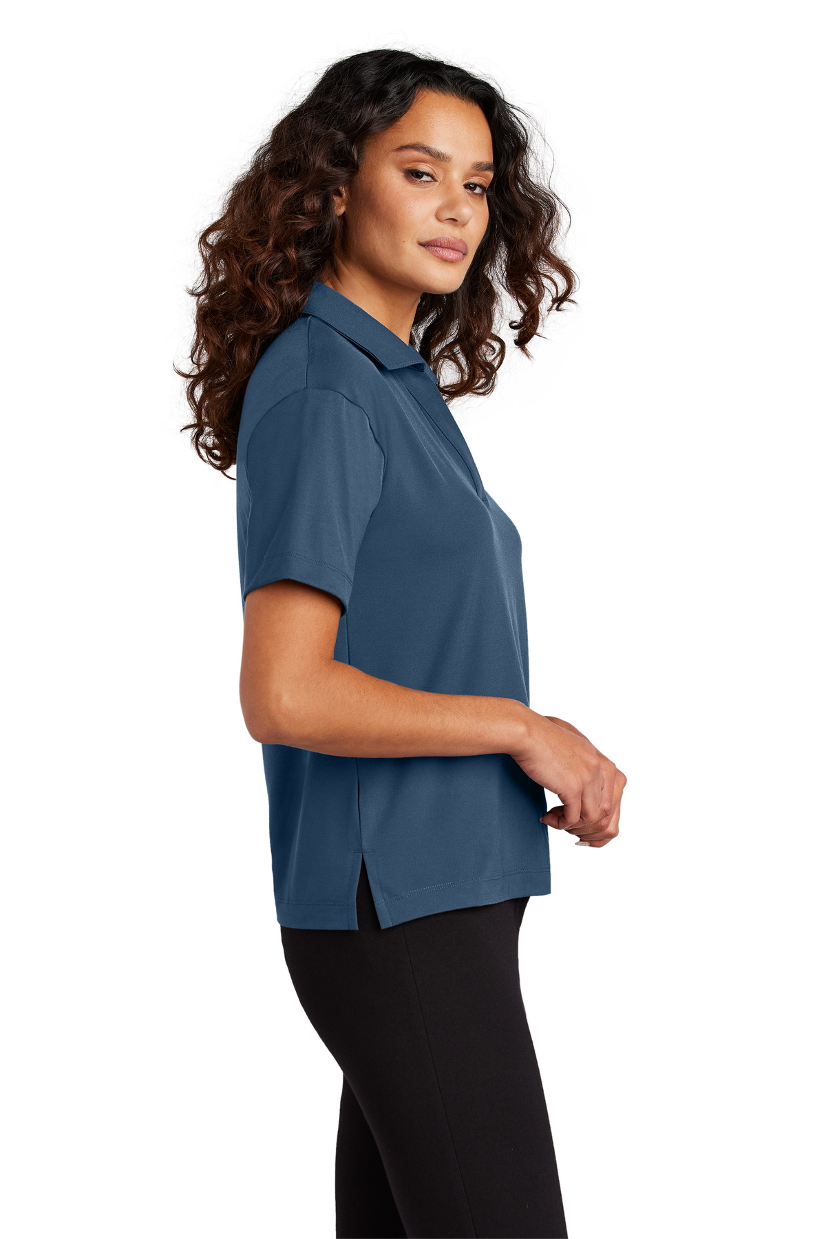Mercer+Mettle Women's Stretch Jersey Polo MM1015 46
