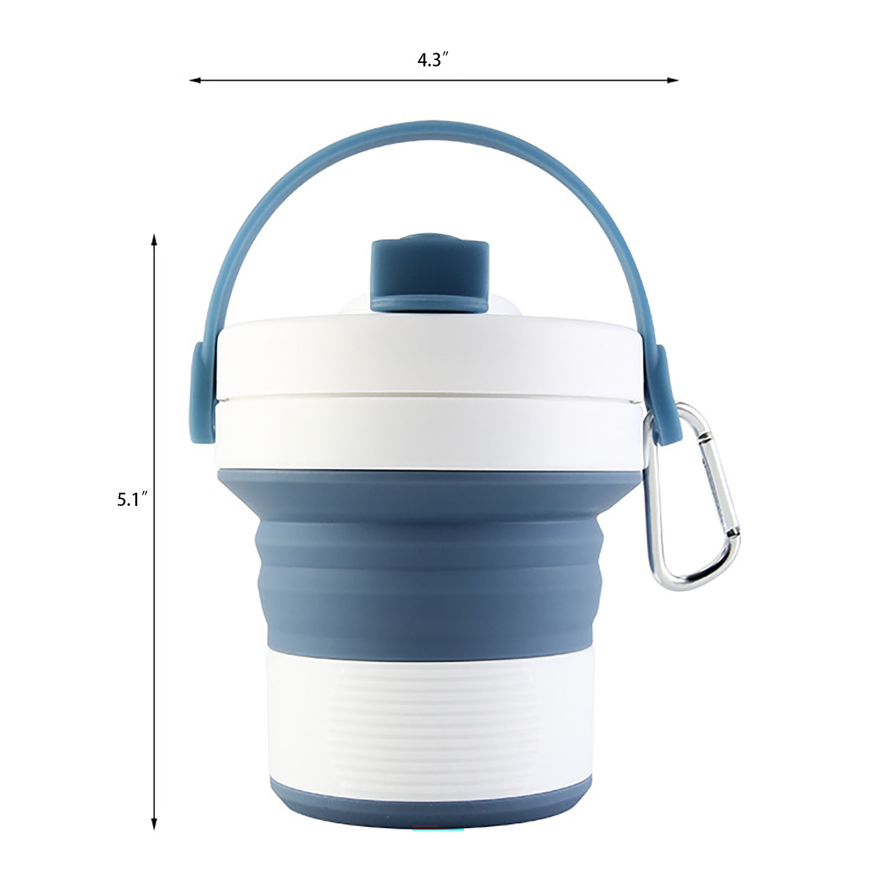 15 oz Collapsible Silicone Water Cup 4