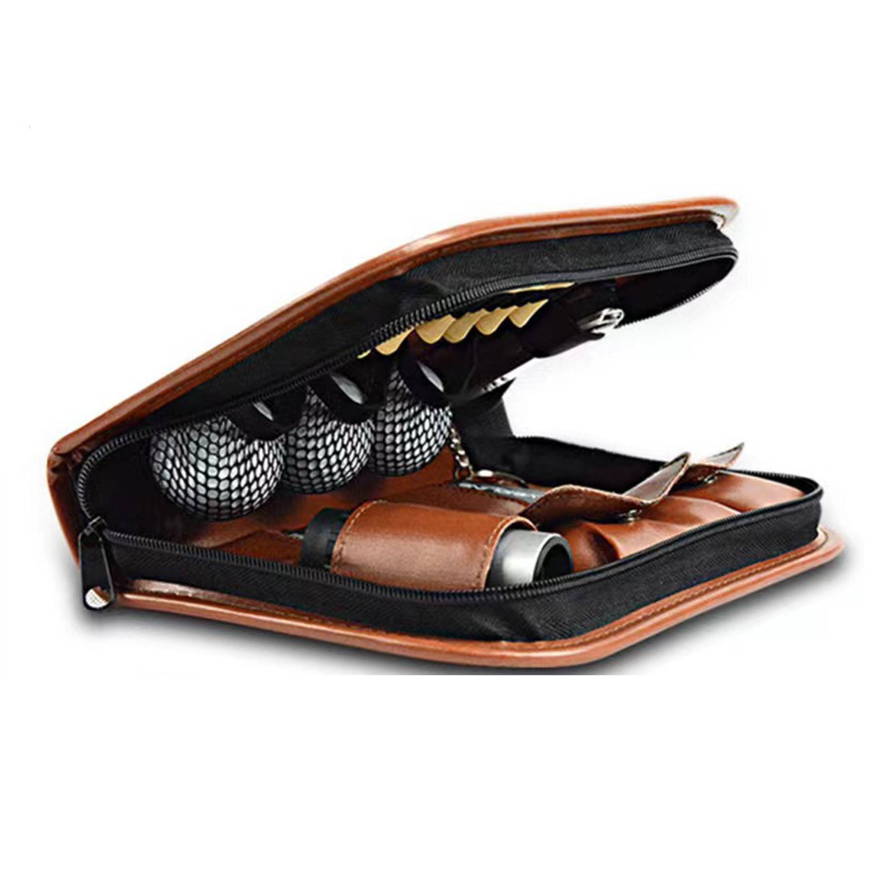 PU Leather Golf Accessory Case Handbag 6