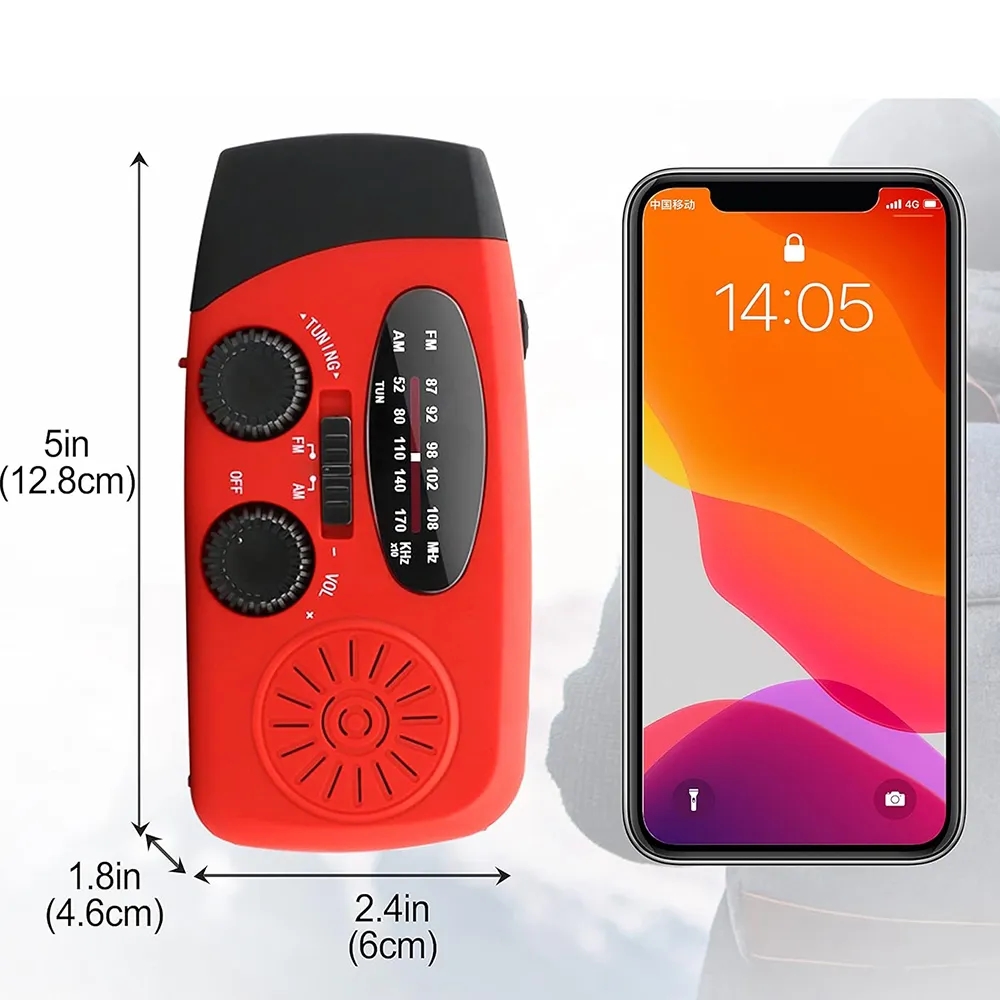 Emergency Radio With Flashlight 2