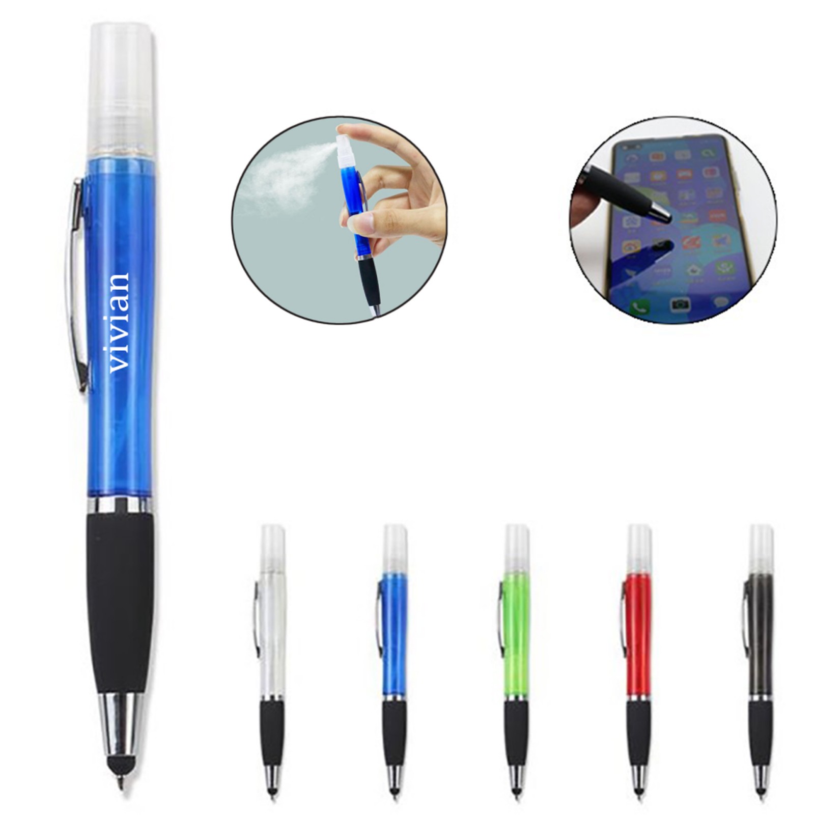 Refillable Hand Sanitizer Stylus Touch Screen Pen 1