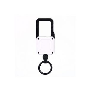 Sleek Metal Square Keychain With Durable Steel Wire Rope 25