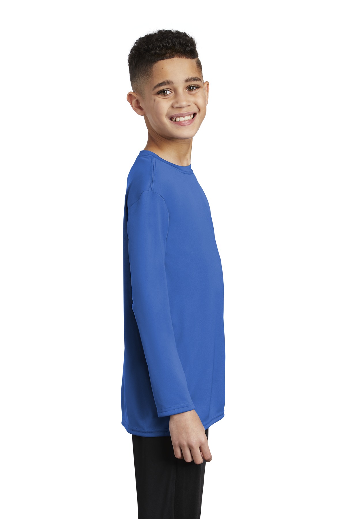 Port & Co Youth Long Sleeve Performance Tee PC380YLS 48