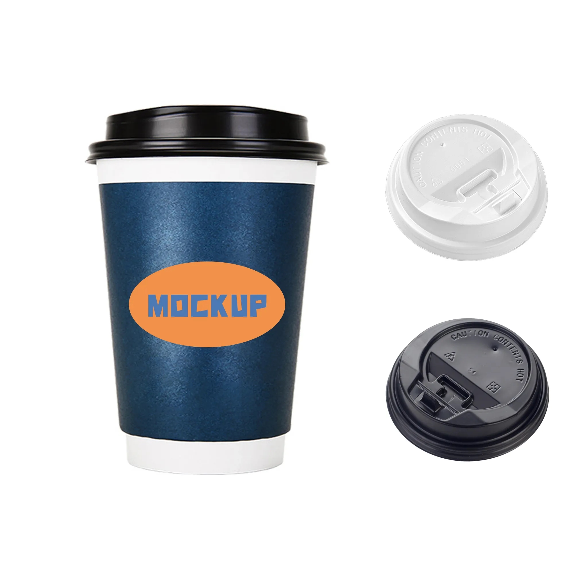 MOQ500 12 oz Coffee Cups with Lids 2