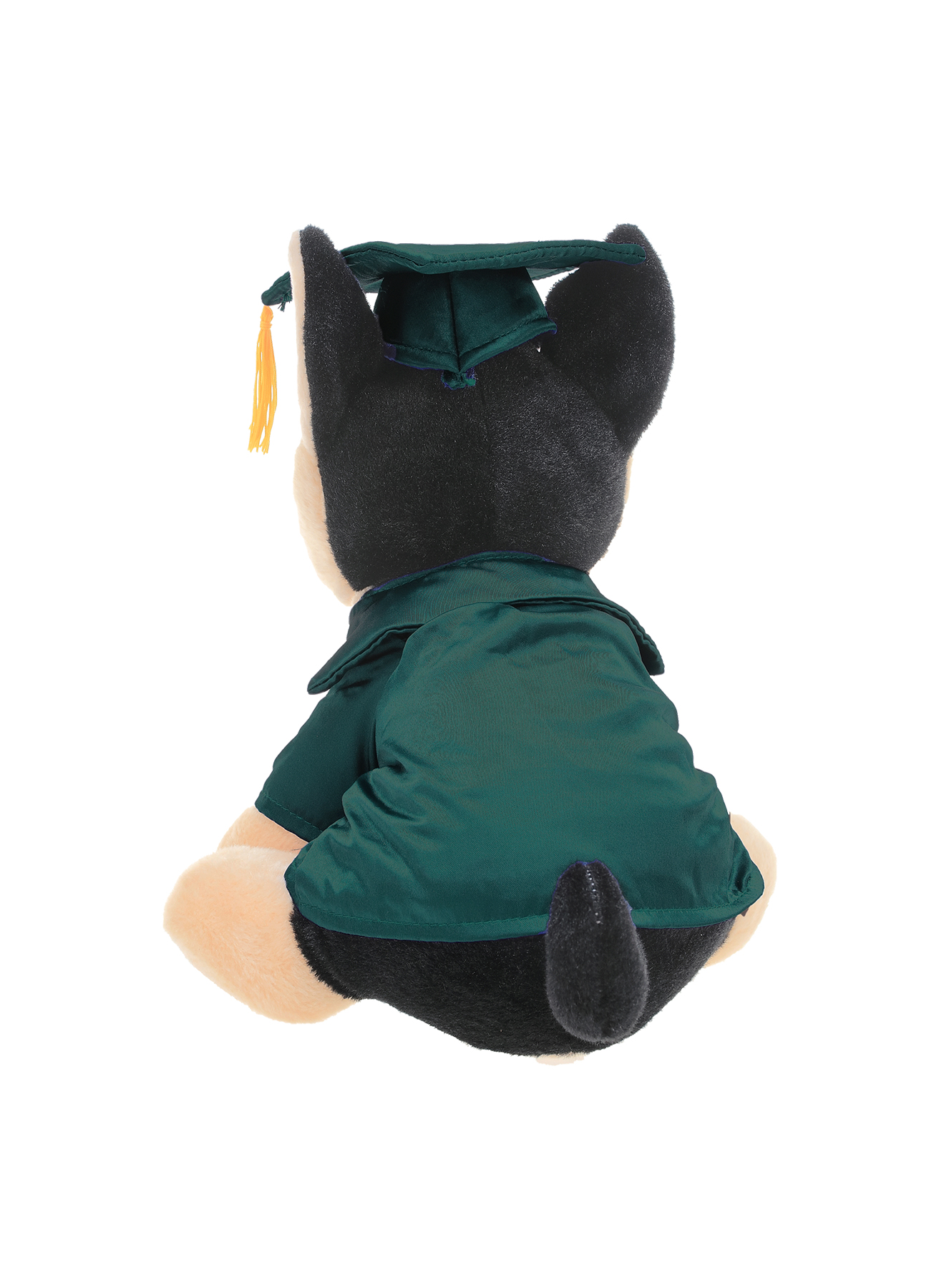 Soft Plush Sitting German Shepard with Graduation Cap & Gown 4