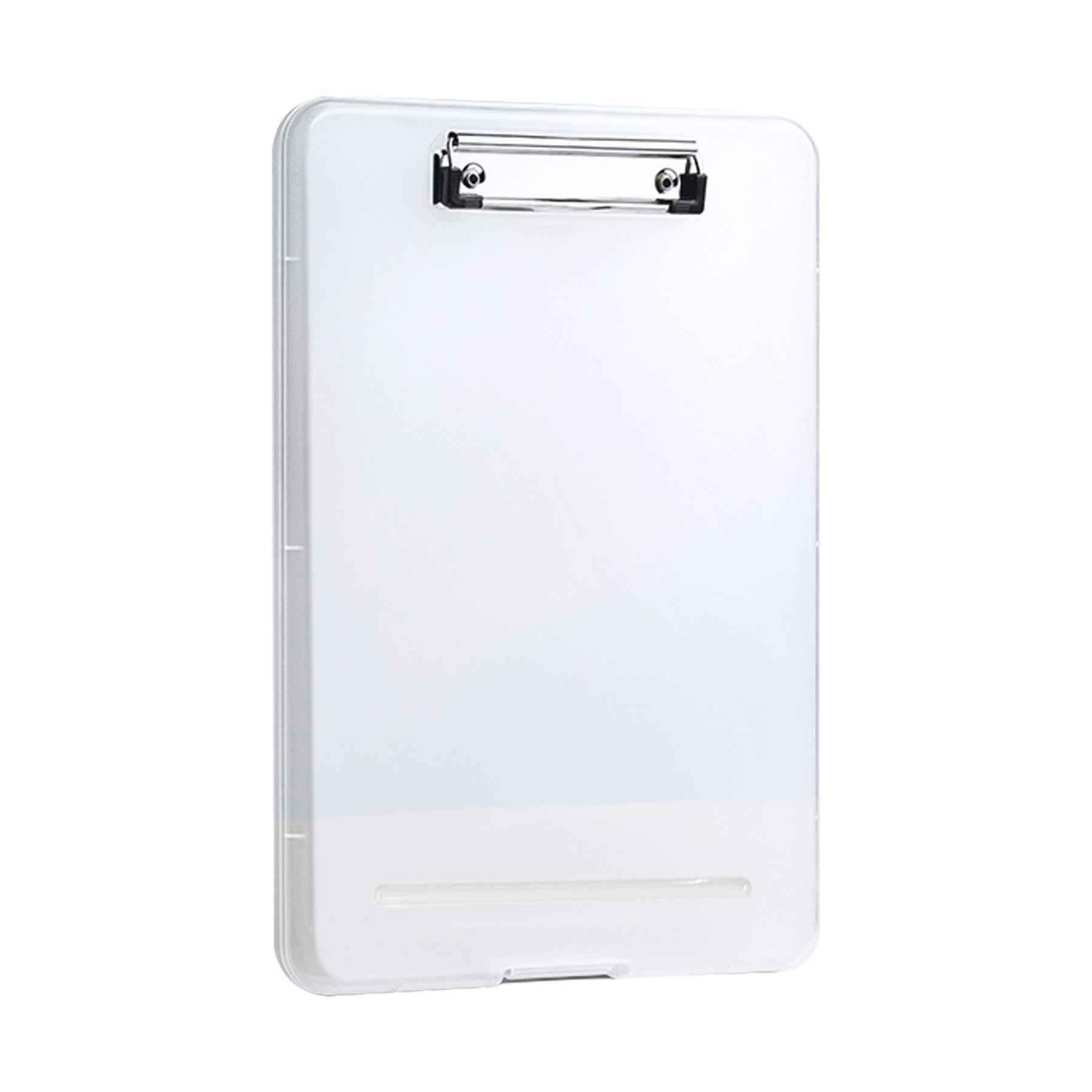 Multifunctional A4 Plastic Storage Clipboard With Pen Slot 1