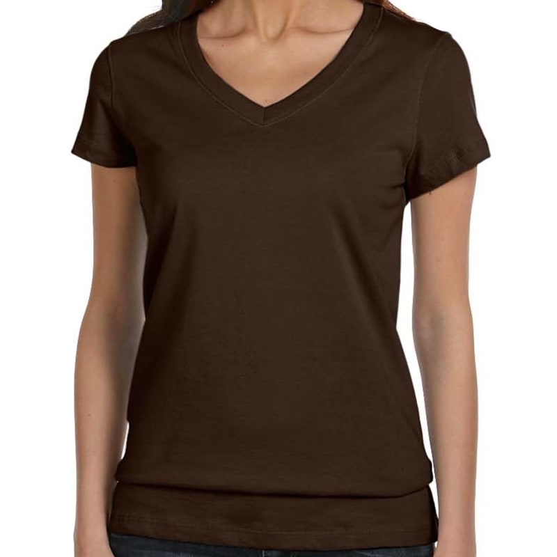 Bella Ladies Jersey Short-Sleeve V-Neck T-Shirt 5