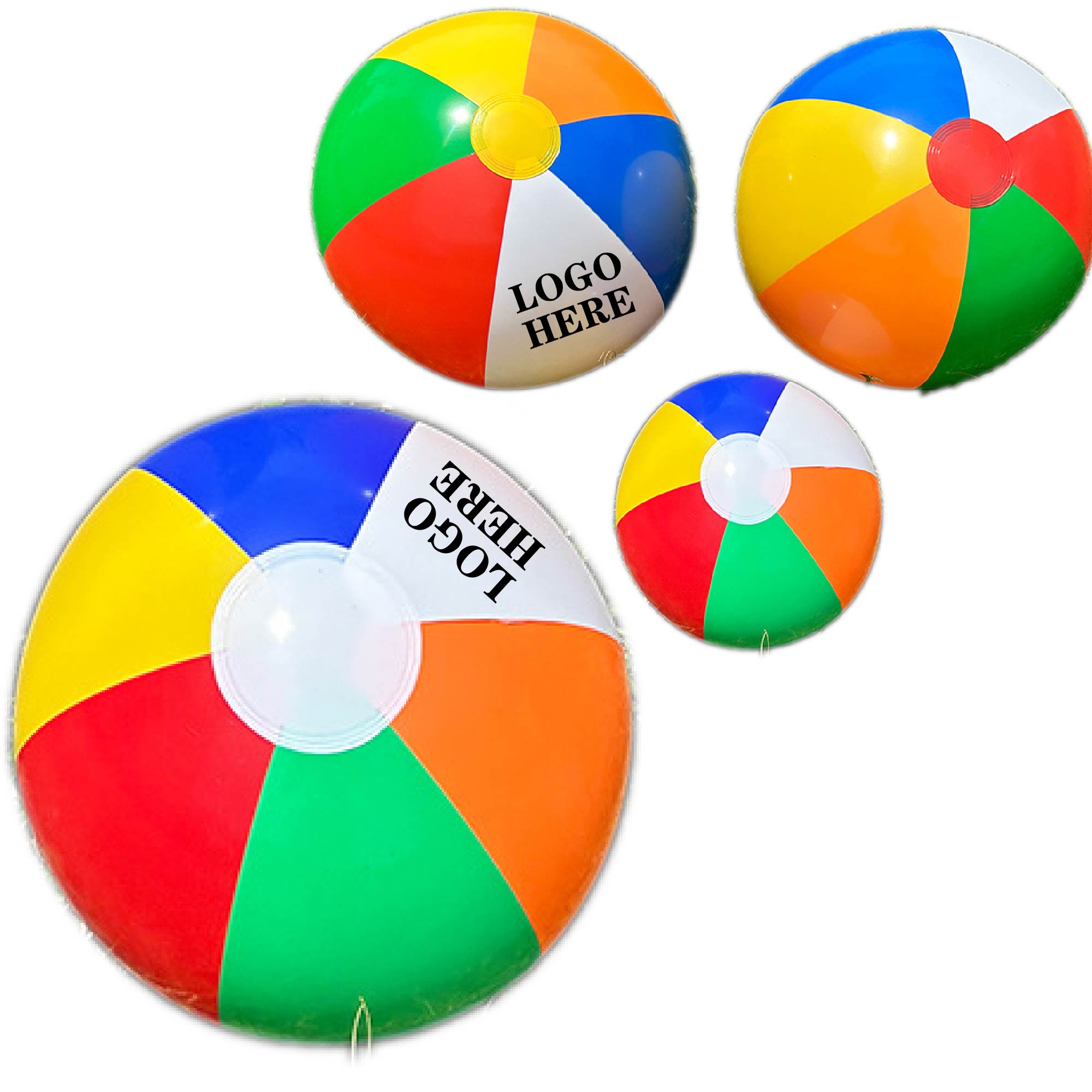 Extra-Thick Explosion-Proof 6-Inch Diameter Beach Ball 2