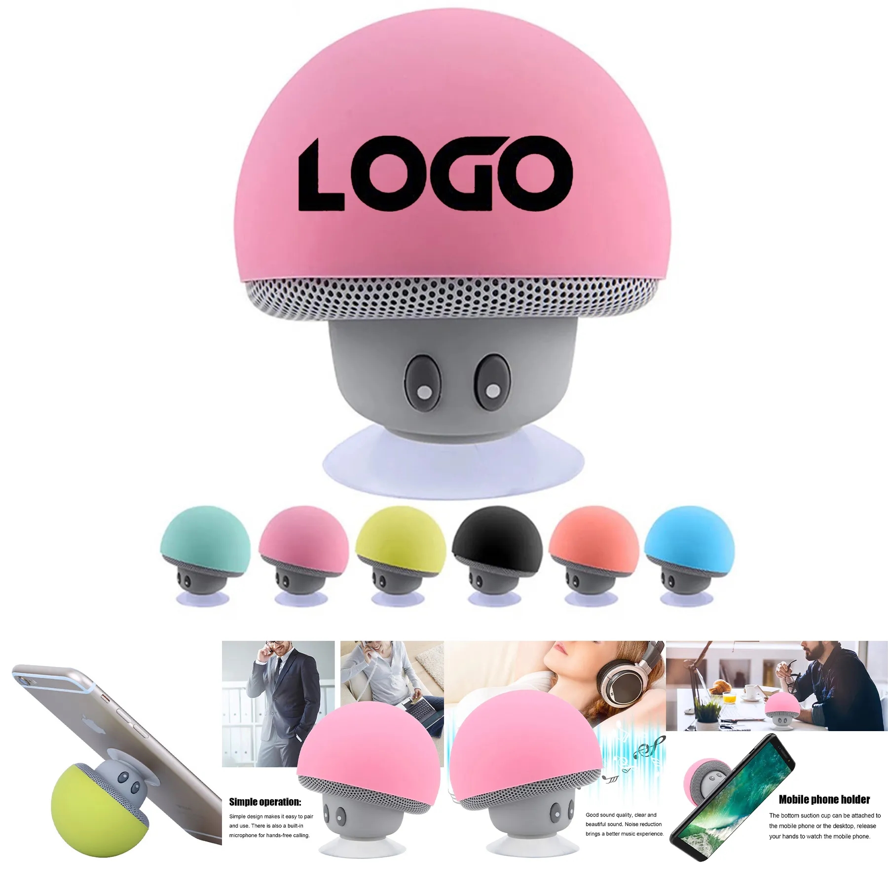 Mini Bluetooth Mushroom Speaker 2