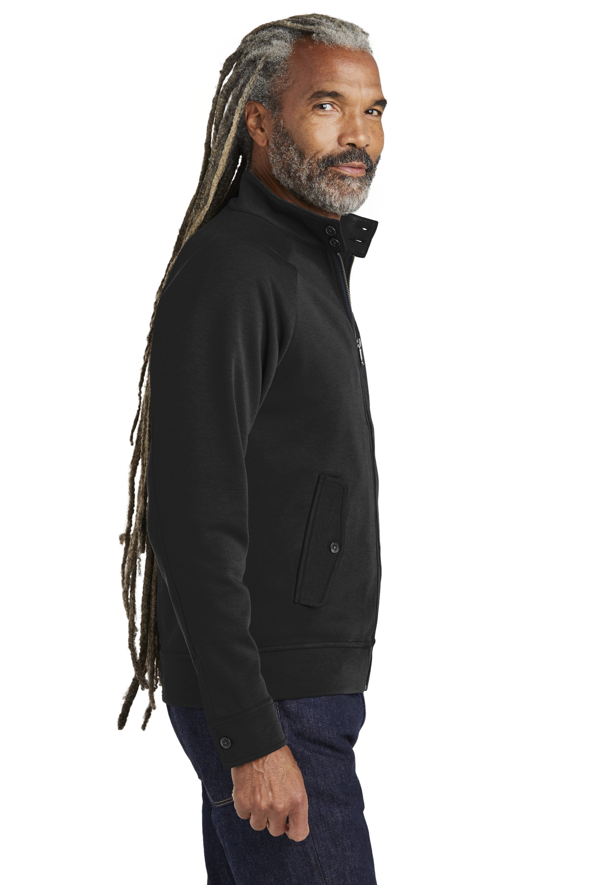 Double-Knit Full-Zip