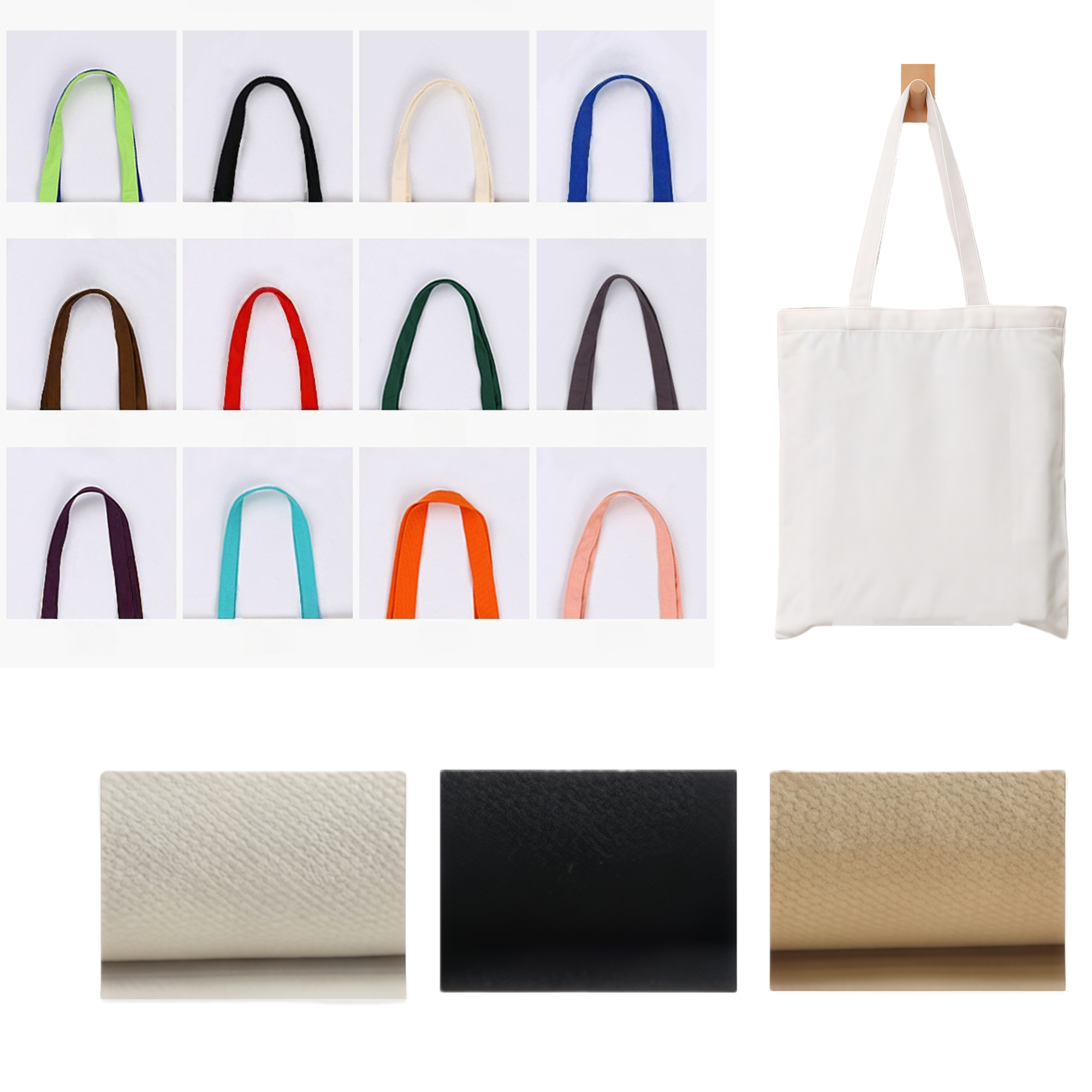 Canvas Tote Gift Bags, custom tote bag with logo imprint 2