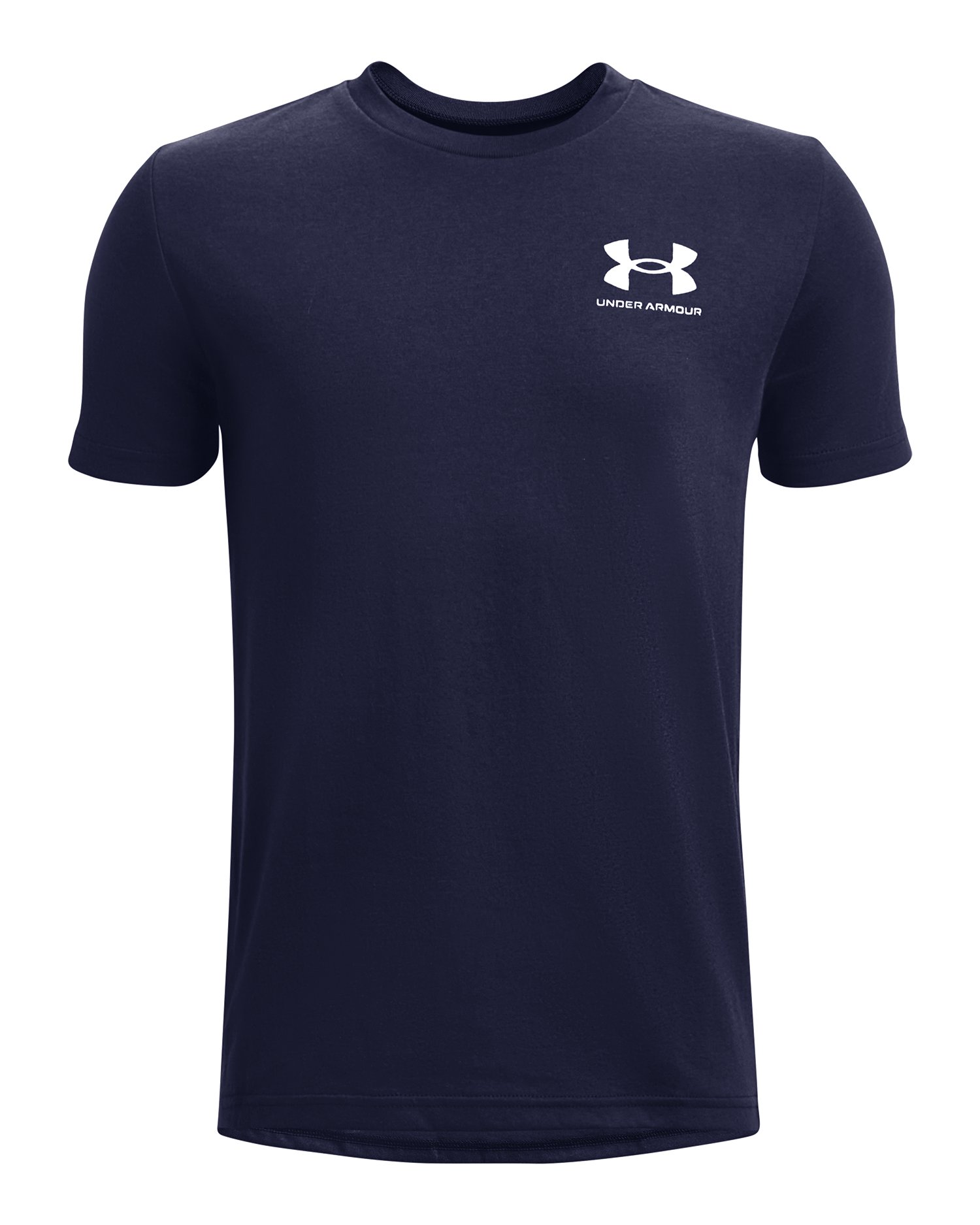 UA Left Chest Logo Boys' Short Sleeve 13
