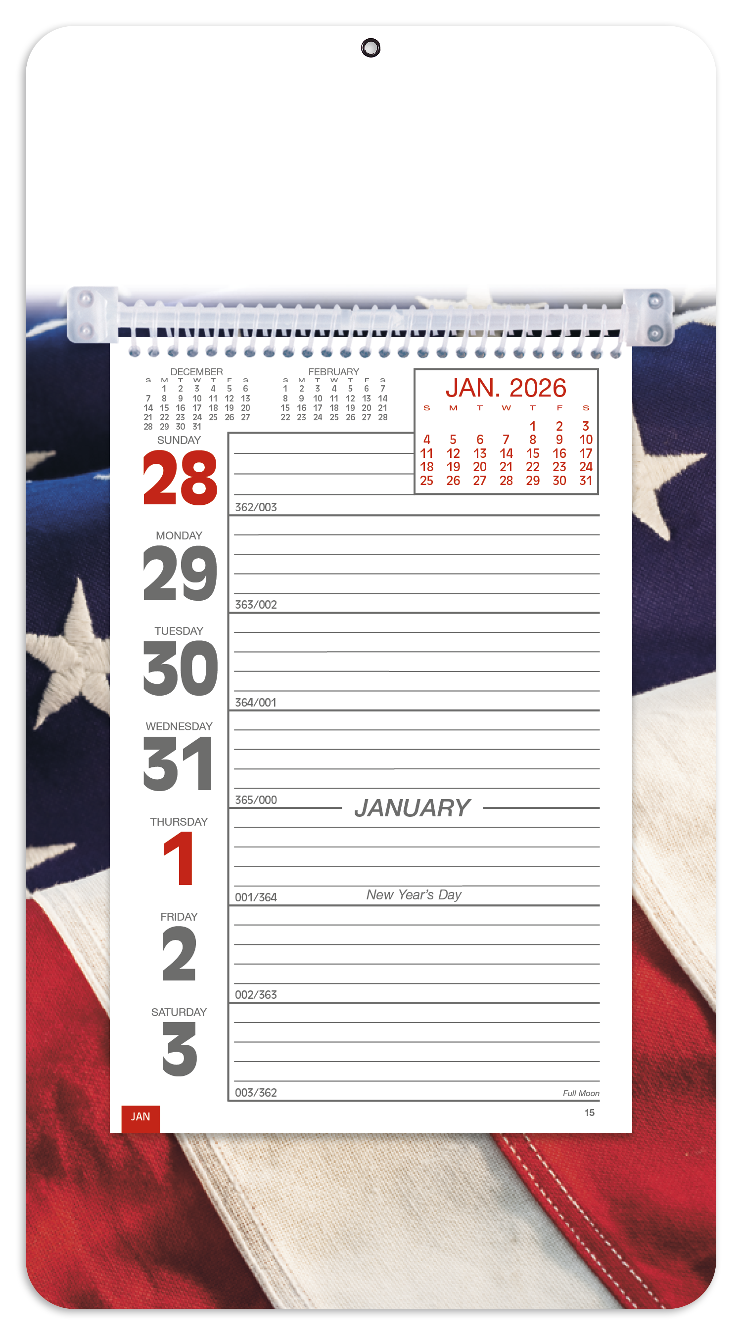 Triumph® Calendars Full-Color Weekly Memo Calendar 35