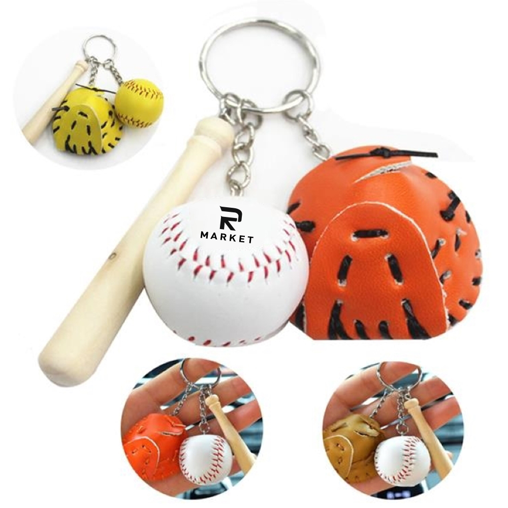 Art Creativity Baseball Keychain Bag Pendant synonymous with passion 1