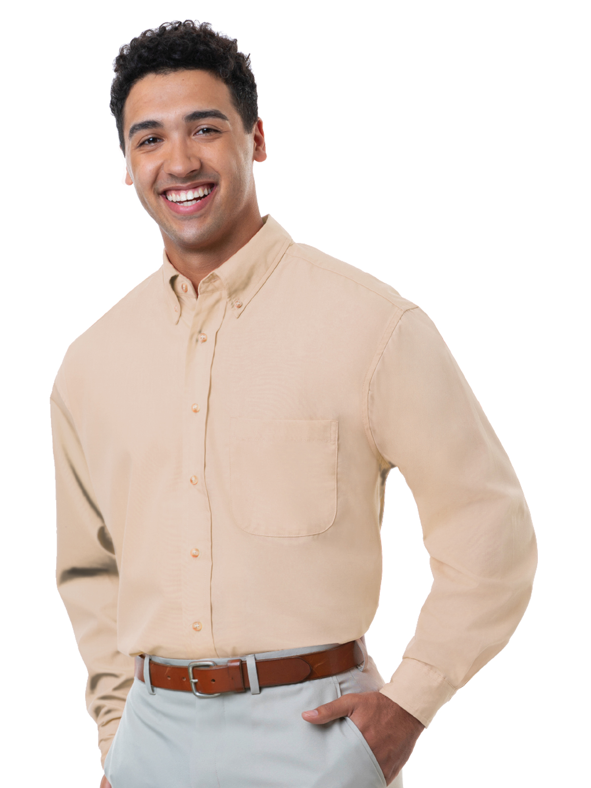 Blue Generation - Men's 1-Pocket Superblend Poplin Shirt 26