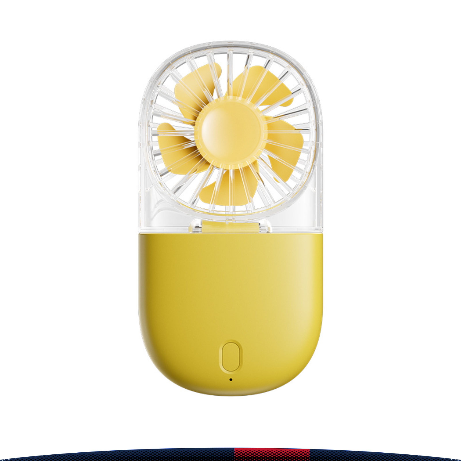 Zephyra Foldable Clear Handheld Fan 3