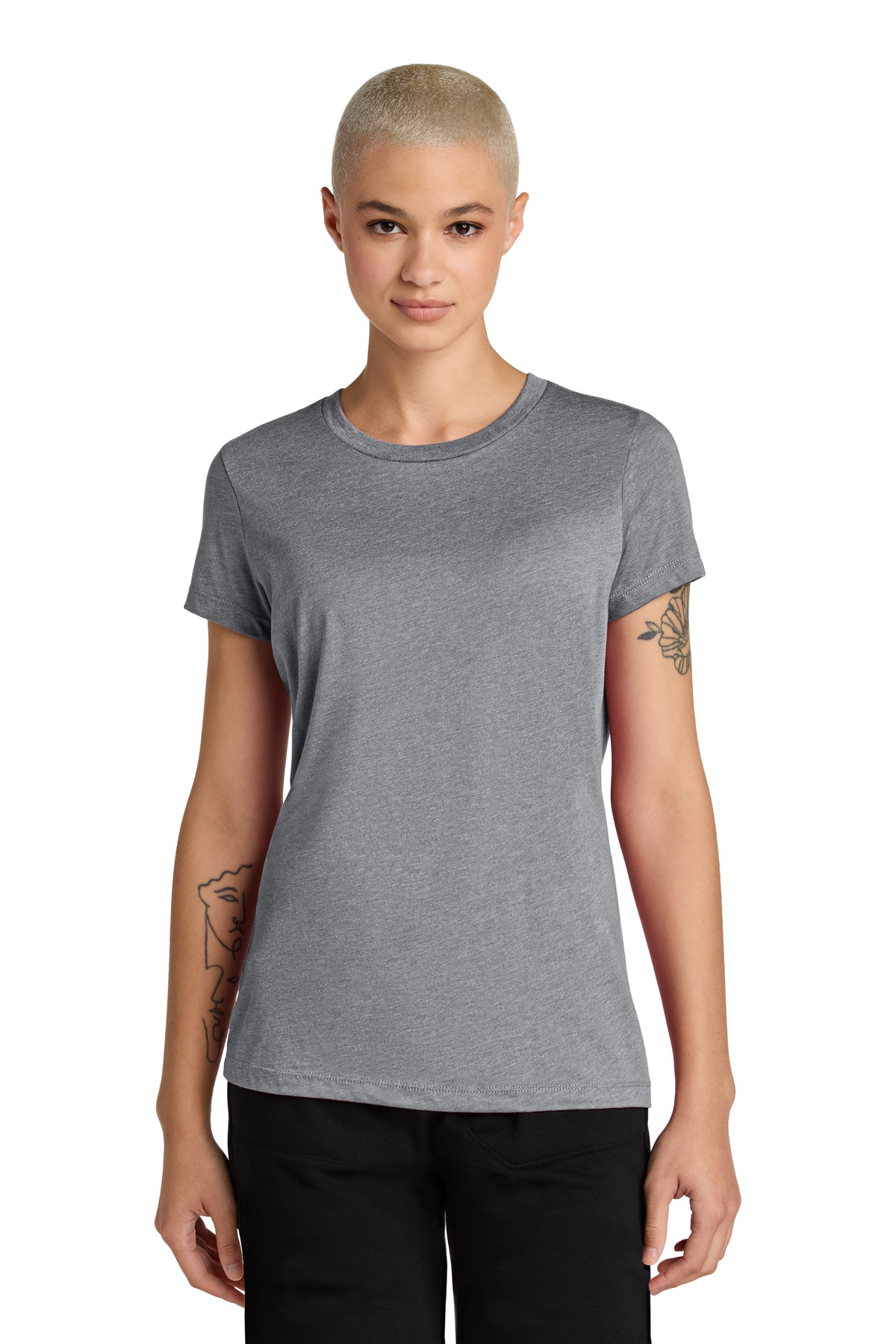 District Women's Perfect Weight CVC Tee DT188 56