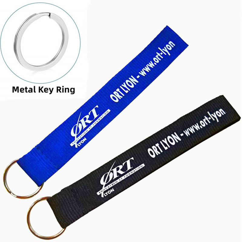 Custom Sublimation Wrist Keychain Lanyard 4