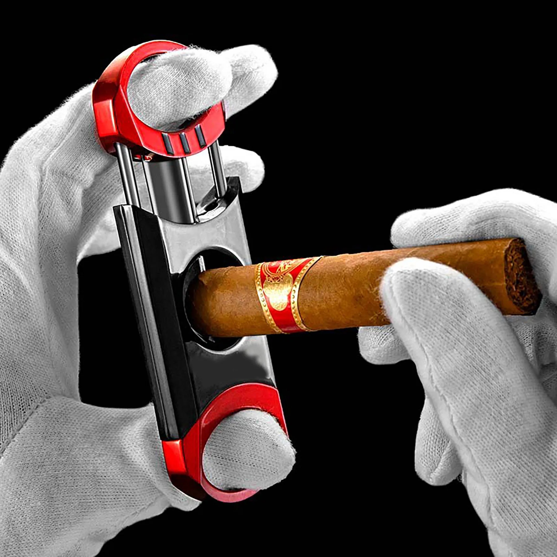 Stainless Steel V-Cut Cigar Cutter 5