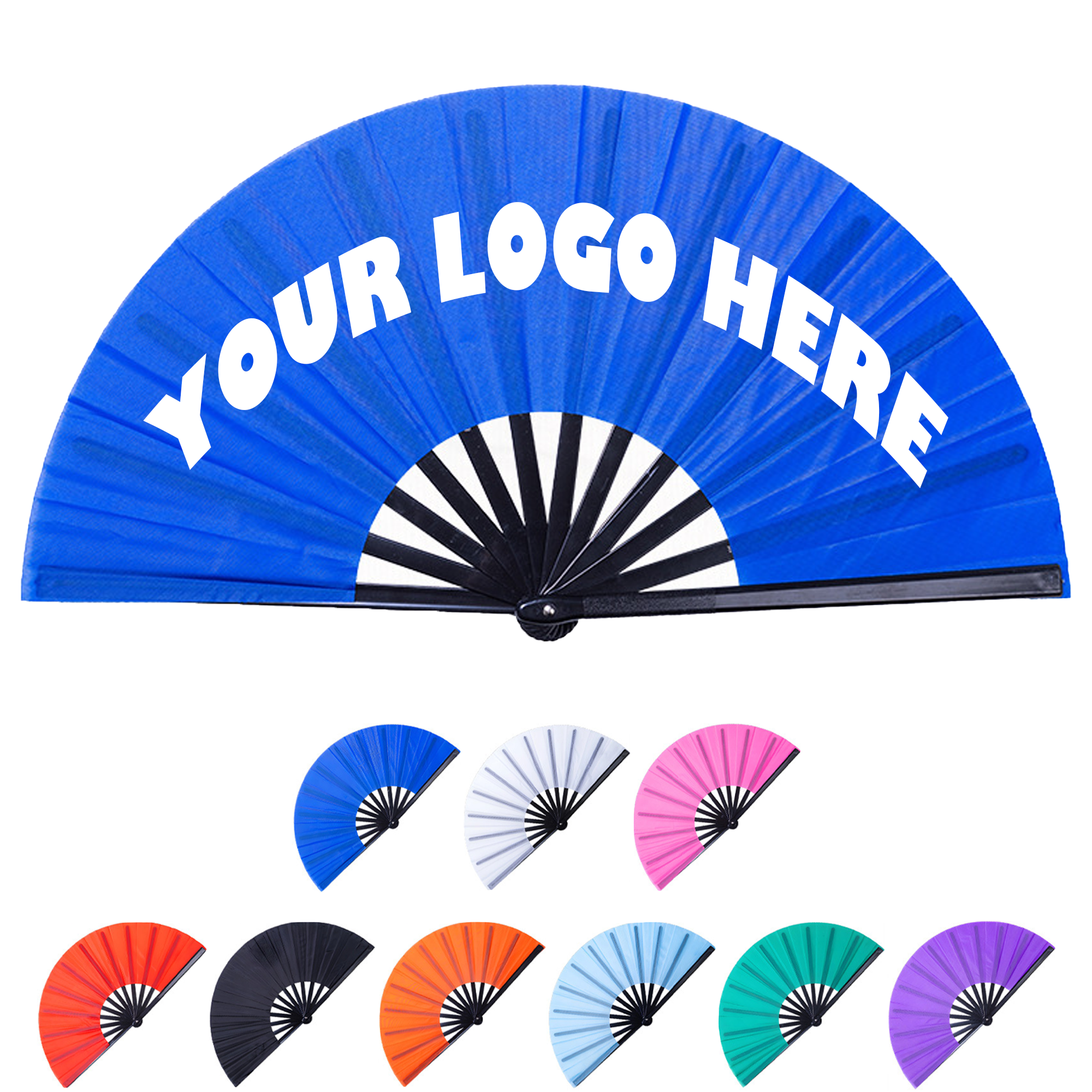 Folding Advertising Hand Fan 2
