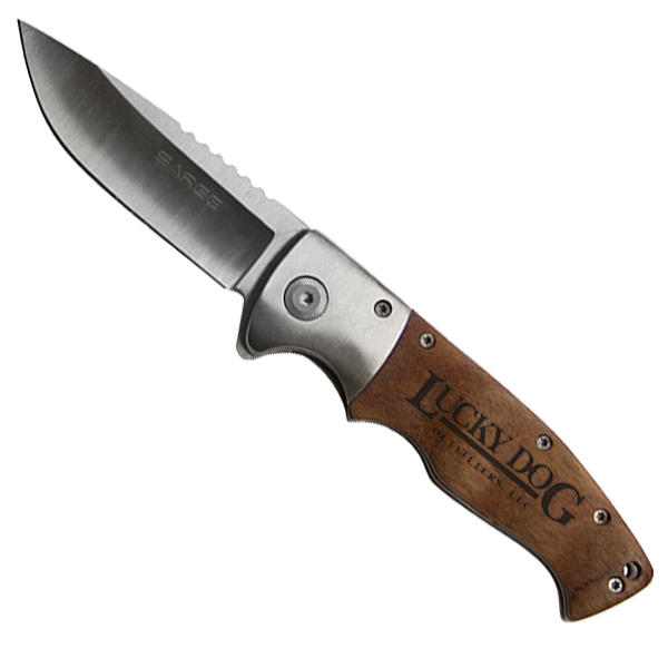 Flash - Wooden Swift Assist Pocket Knife 7