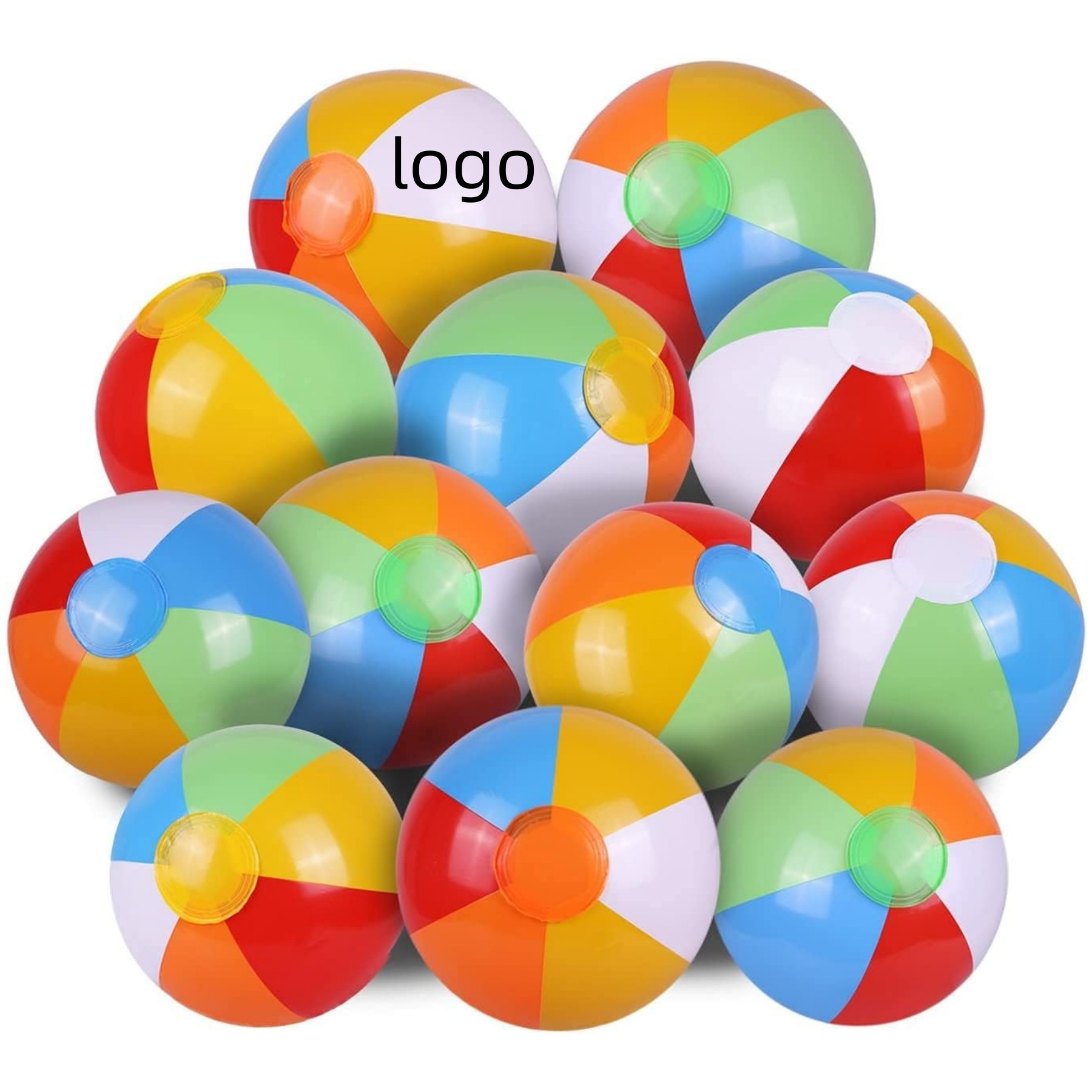 Rainbow Beach Balls