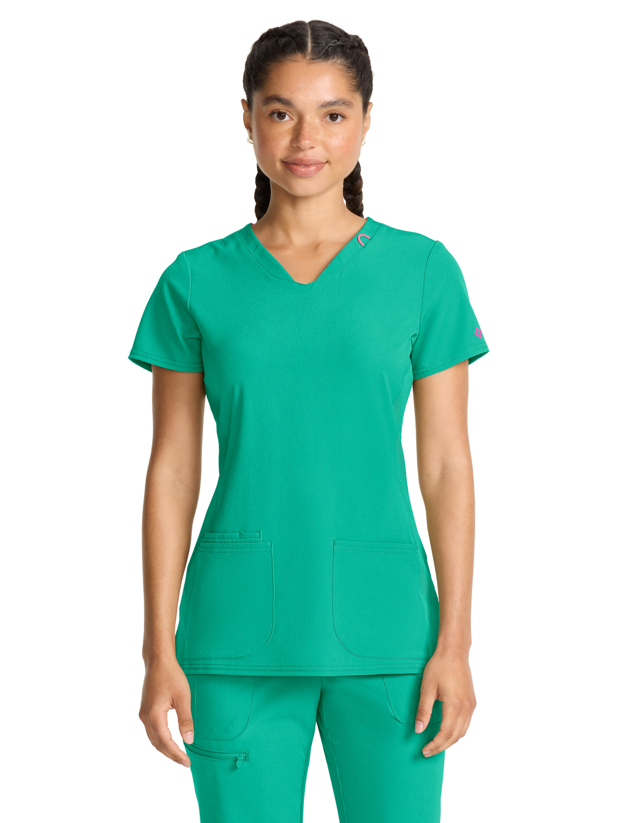 Med Couture - MC AMP - Women's 3-Pocket V-Neck Top 16