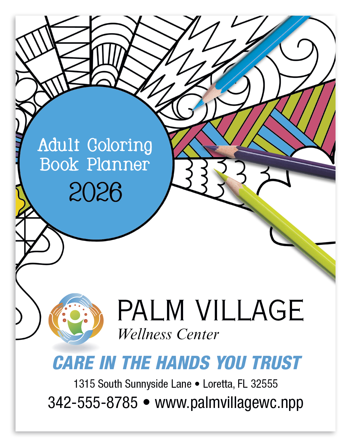 Good Value™ Adult Coloring Book Planner 39