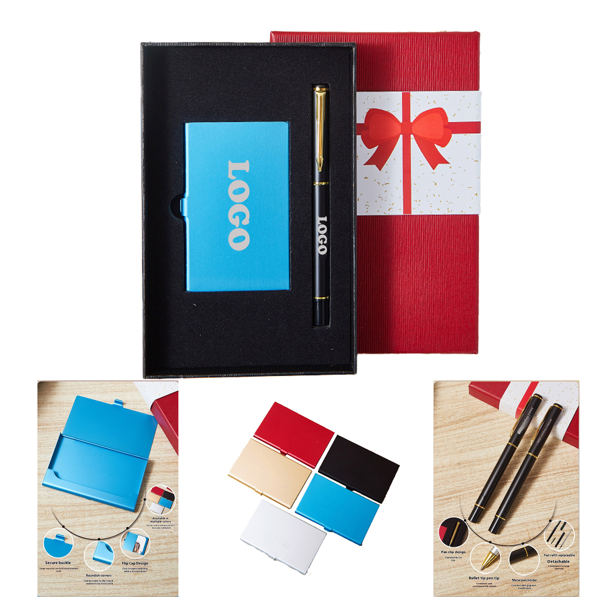 MOQ 10 pcs Metal Card Case Combo 3