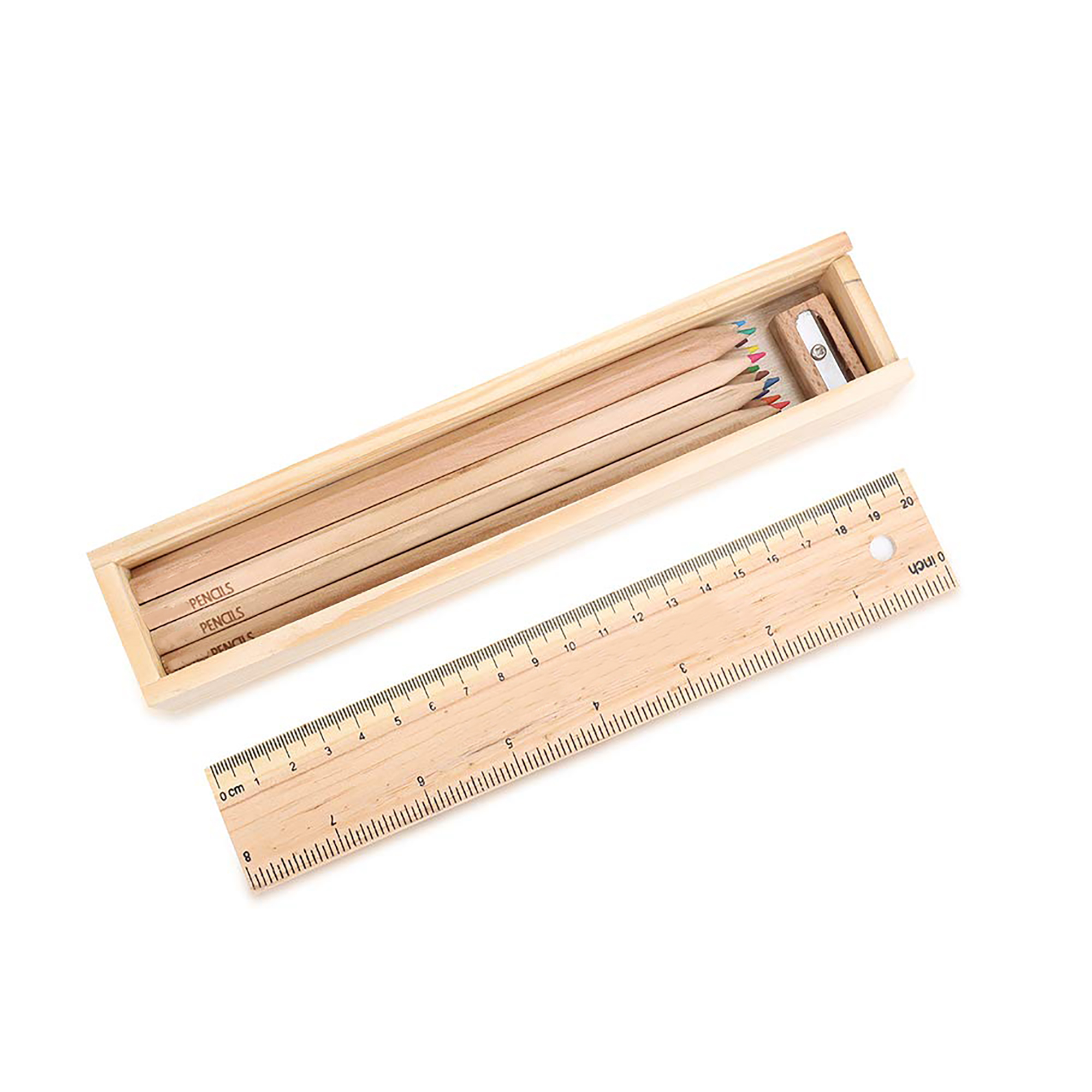 12-Color Wooden Colored Pencils Set 1