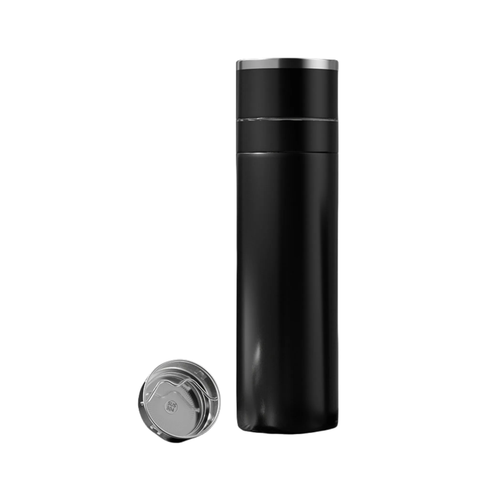 17oz One-Touch Lid Car Tumbler Stainless Steel Insulated Cup 4